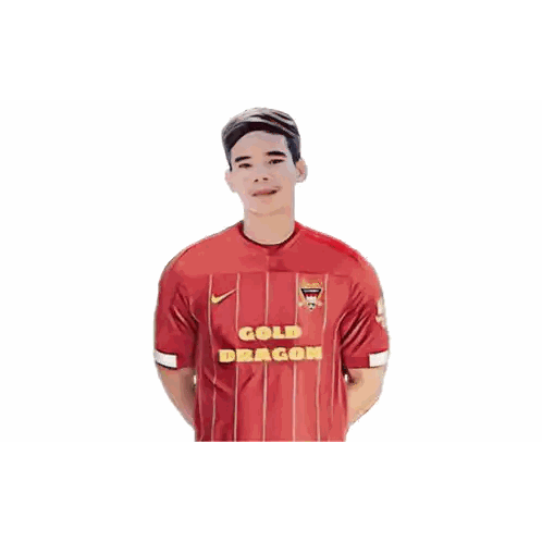 Ronaldo Wearing Red Jersey Number 7 Sticker