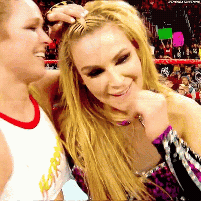 Ronda Rousey Kiss GIF