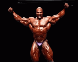 Ronnie Coleman Cobra Head Figure GIF