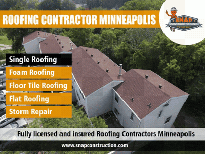 Roofing Contractor Minneapolis Aerial View GIF