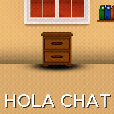 Room Saying Hola Chat GIF