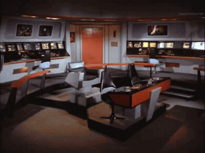 Room With Giantmonster Logo At Bottom GIF