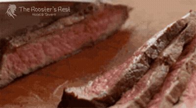 Rooster's Rest Hotel & Tavern Steak GIF