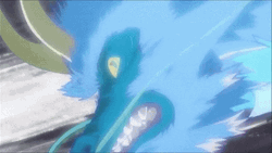 Roronoa Zoro Blue Dragon Seal GIF
