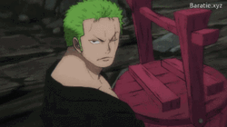 Roronoa Zoro Smelling Booze GIF