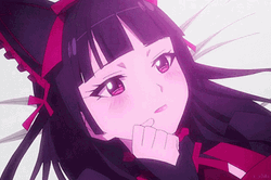Rory Mercury Blushing Anime GIF