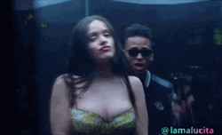 Rosalia And Ozuna GIF