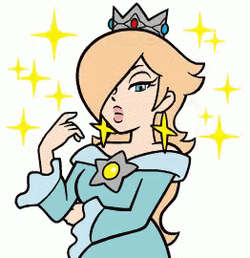 Rosalina Sparkling Stars Super Mario GIF