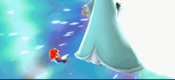 Rosalina Super Mario Space Interaction GIF