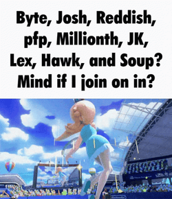 Rosalina Tennis Racket Meme GIF