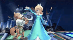 Rosalina Tossing Enemy Away GIF