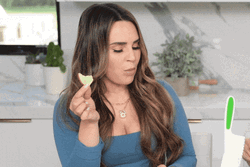Rosanna Pansino Scared While Eating Meme GIF