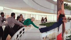 Rose Byrne Holding On Yell GIF
