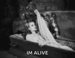 Rose From The Coffin Im Alive GIF