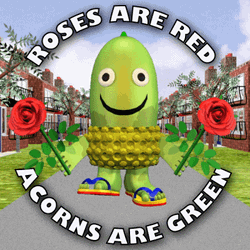 Rose Is Red Acorn Is Green GIF