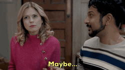 Rose Mciver Reaction Maybe So GIF
