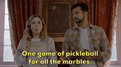 Rose Mciver Talks About Pickleball Meme GIF