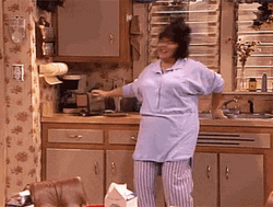 Roseanne Barr Electrocuted By Toaster GIF | GIFDB.com