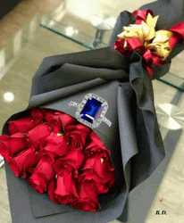 Roses Bouquet Gift GIF