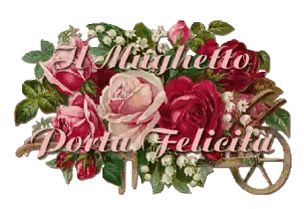 Roses Lily Of Valley Il Mirghello Porta Felicita Sticker