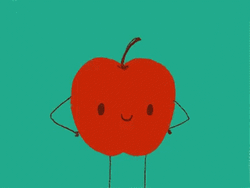 Rosh Hashanah Funny Apple GIF