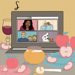 Rosh Hashanah Long Distance Family GIF