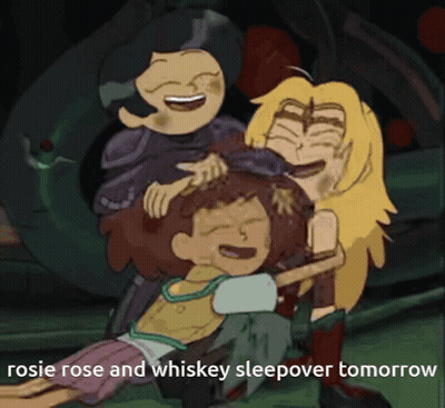 Rosie Rose Whiskey Sleepover Tomorrow GIF