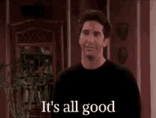 Ross Acting Like Its Fine GIF