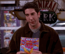 Ross Geller Love Emoji Self Pat  GIF