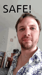 Ross Platt Safe Fist Bump GIF