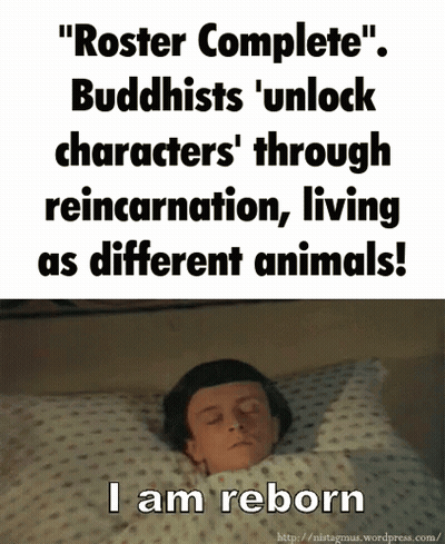 Roster Complete Buddhists Unlock Characters Through Reincarnation Living As Different Animals GIF