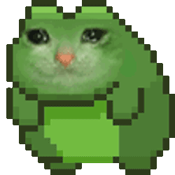 Rotate Frog Sticker GIF