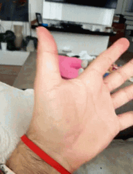 Rotating Hand Waving Loop GIF