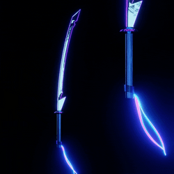 Rotating Luminous Blade GIF