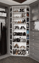 Rotating Shoe Drawer GIF