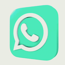 Rotating Whatsapp Logo  GIF