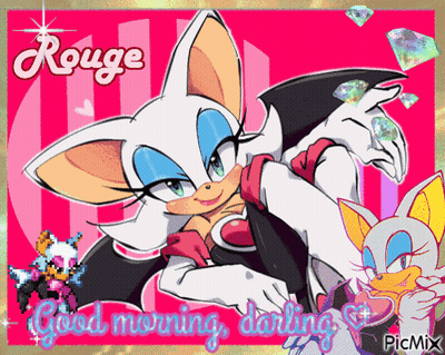 Rouge From Sonic Good Morning Darling GIF