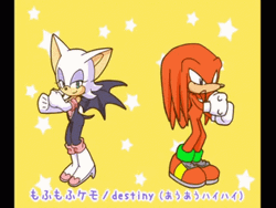 Rouge The Bat And Knuckles Dancing GIF