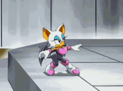 Rouge The Bat Dancing On Stage GIF