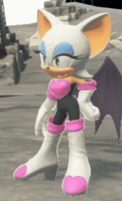 Rouge The Bat Standing GIF