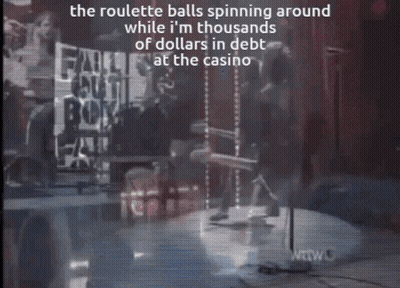 Roulette Balls Spinning While Thousands In Debt Fall Out Boy GIF