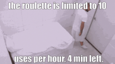 Roulette Limited To 10 Uses Per Hour GIF