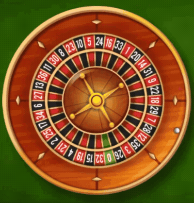 Roulette Wheel With Number 5 GIF