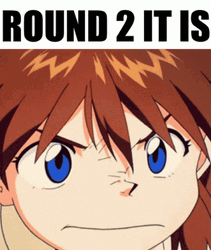 Round 2 Asuka Langley Sohryu Anime GIF