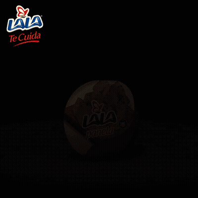 Round Container Of Lala Panela On Cutting Board GIF