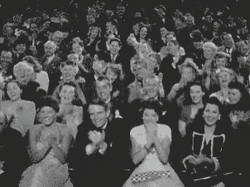 Round Of Applause Vintage Crowd GIF