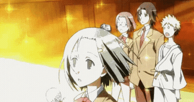 Row Of Anime Characters GIF