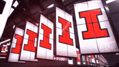Row Of Red And White Squares With Letters I And J GIF