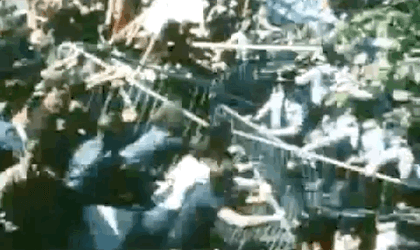 Rowdy Mob Chaotic Moment GIF
