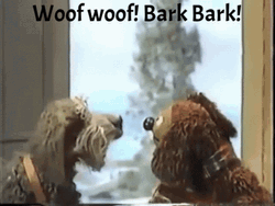 Rowlf The Dog Barking GIF